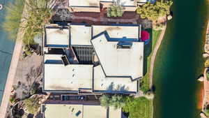 View from above of property