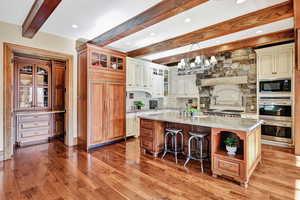 Walnut wood flooring