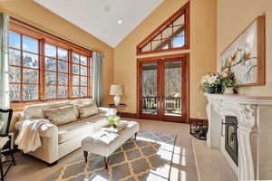 Sitting room off the principal bedroom