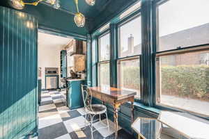 Interior space with healthy amount of natural light