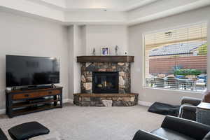 ACCENTED BY GAS FIREPLACE