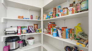 View of storage area