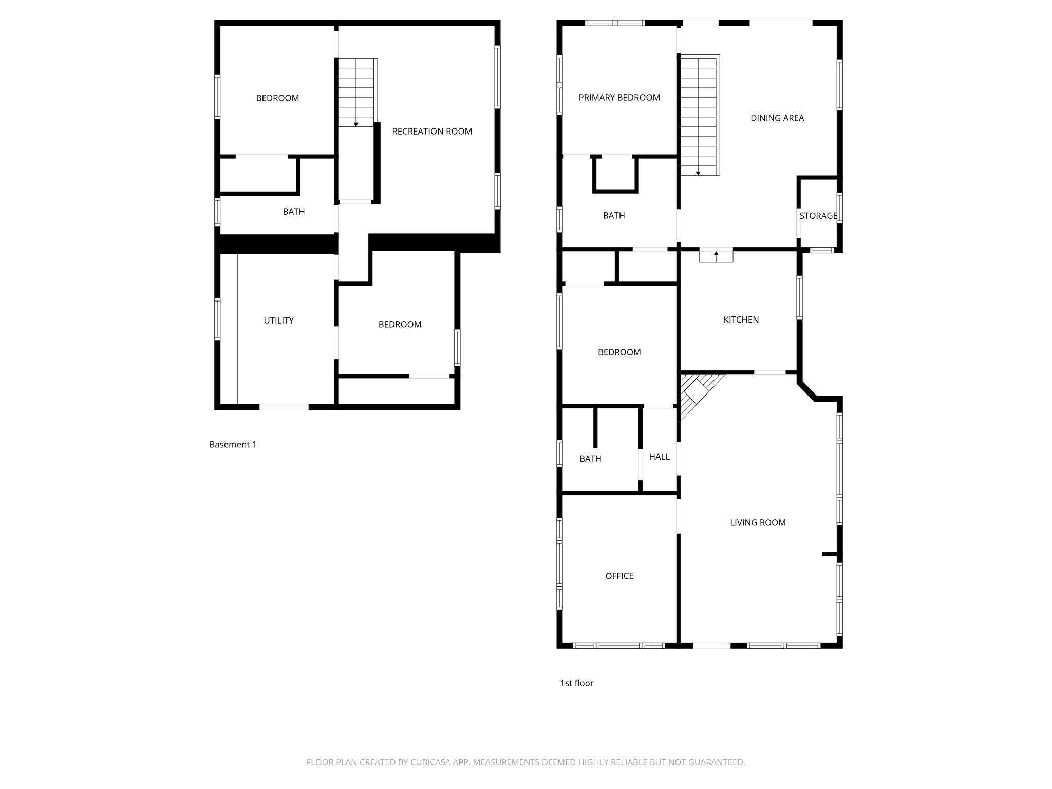 View of floor plan / room layout