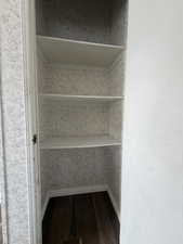 View of closet