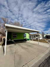 View of parking with driveway