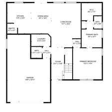 View of floor plan / room layout