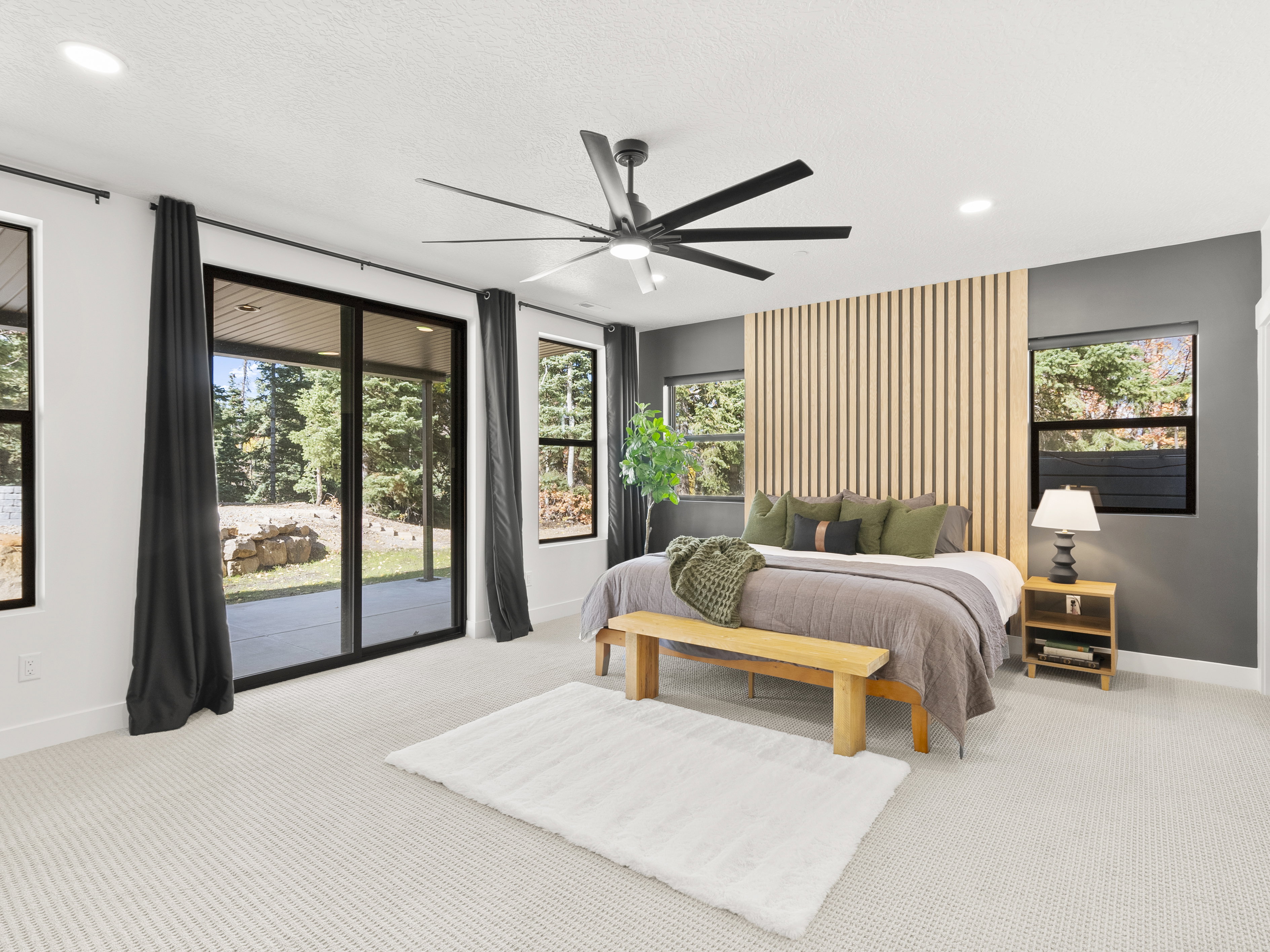 Basement bedroom