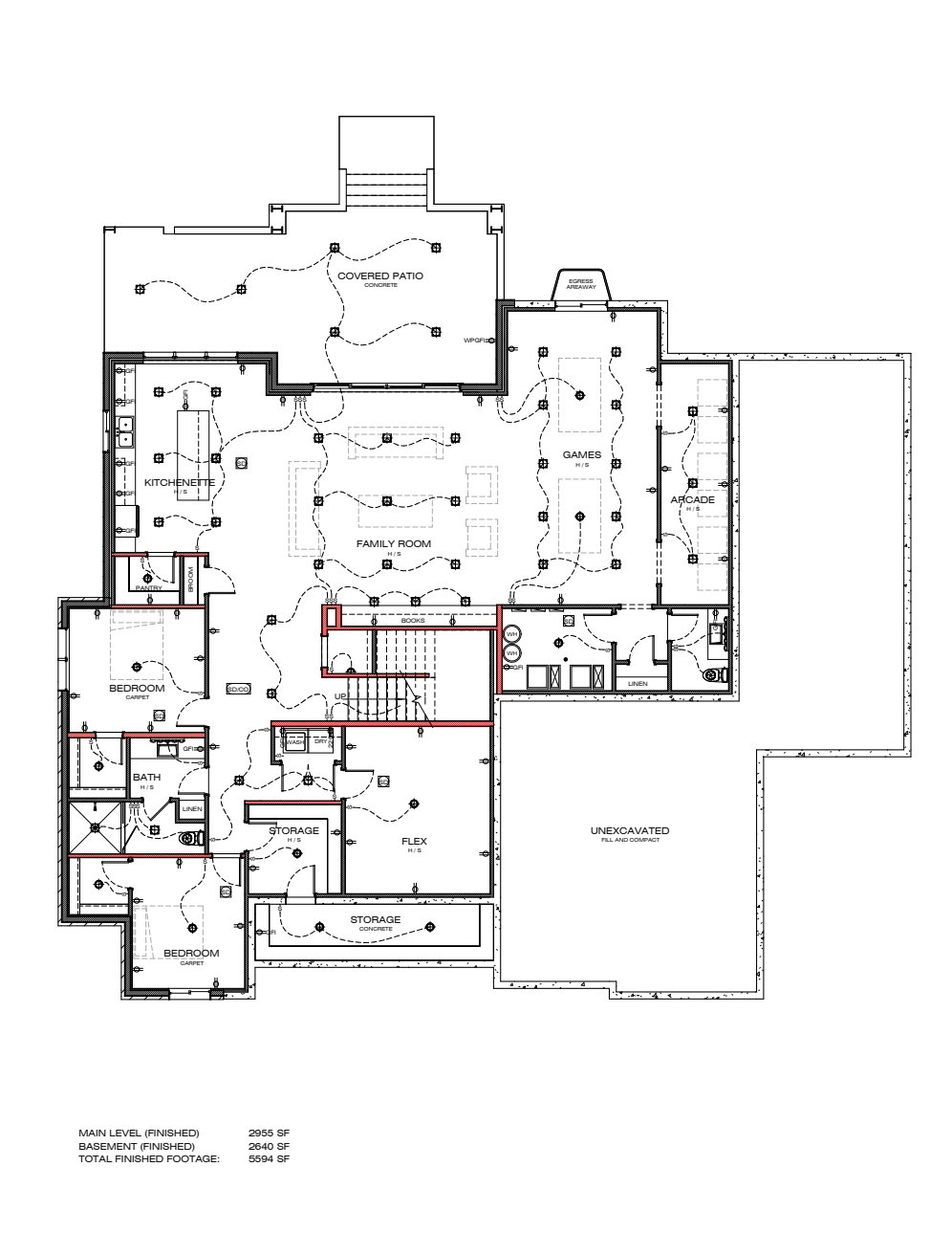 View of floor plan / room layout