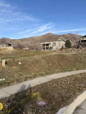 View of mountain background