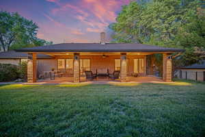 Backyard & evening patio