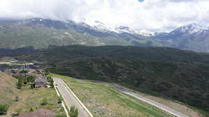 View of mountain background
