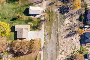 Aerial view of property's location