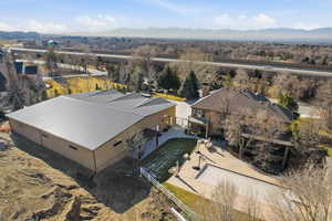 Aerial view of mountains