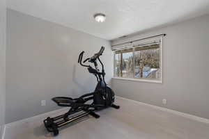 Bedroom 1 with private outside door access