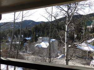 Mountain view from balcony