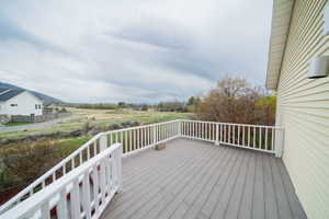View of deck