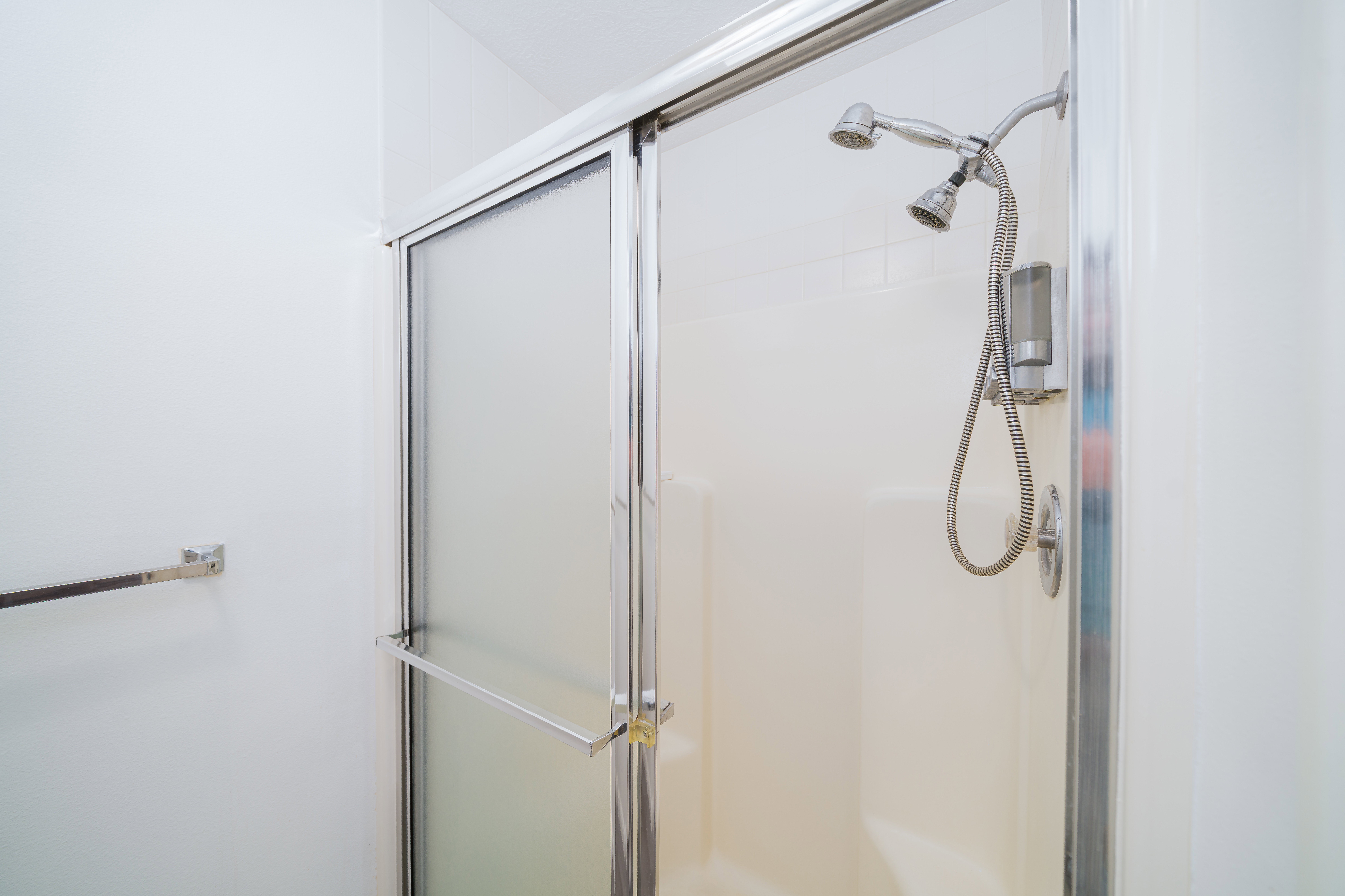 Bathroom featuring a stall shower
