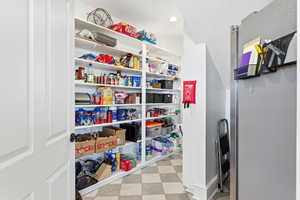 View of storage area