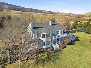 View of rural area with mountains