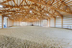 View of indoor riding arena