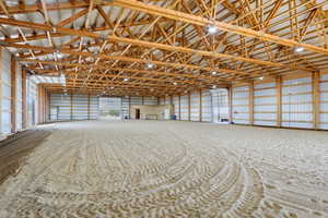 View of riding arena