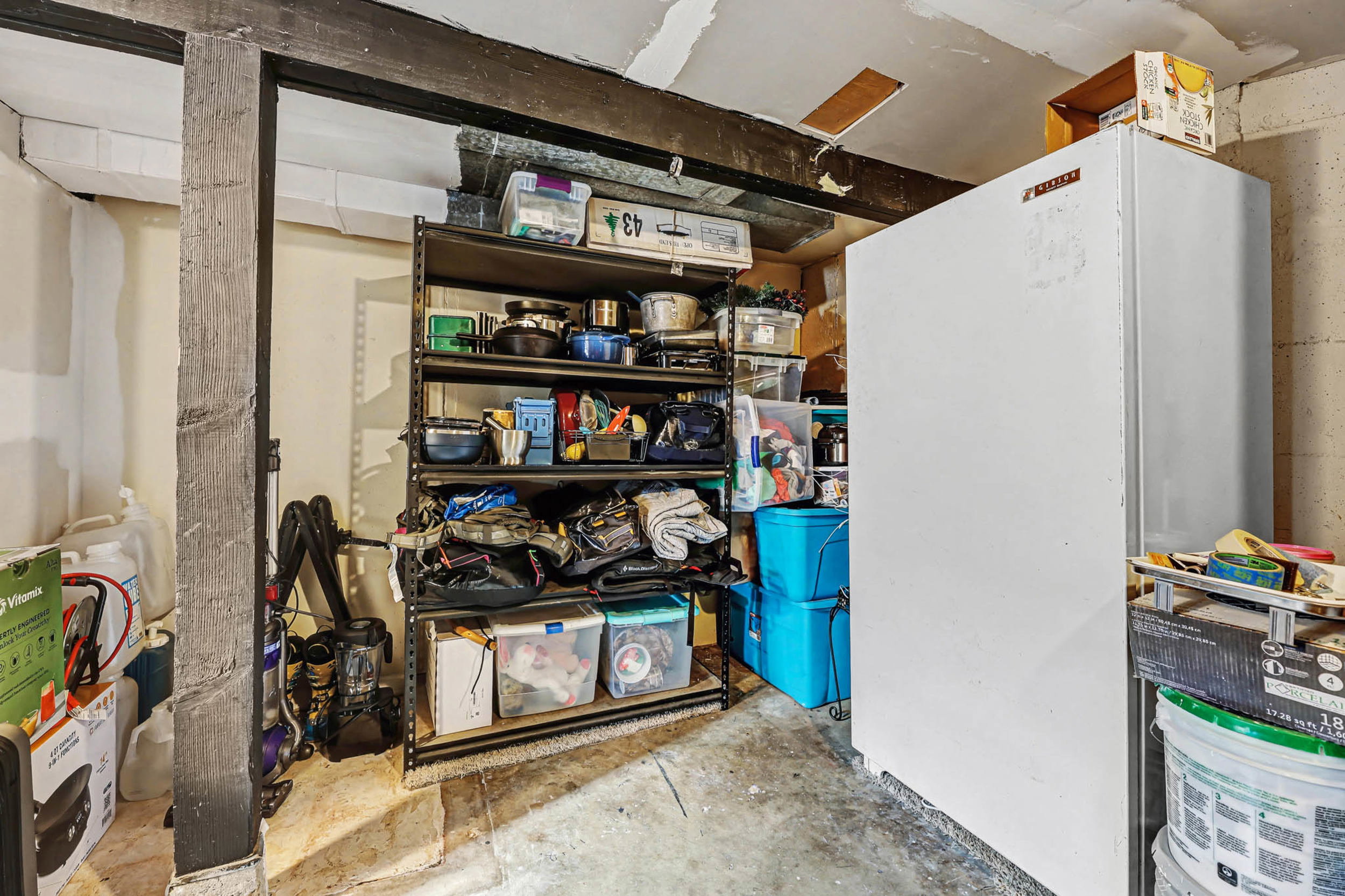 View of storage area