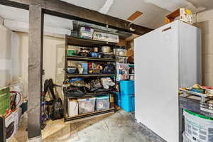 View of storage area