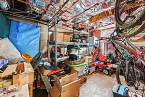 View of storage area