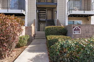 View of exterior entry