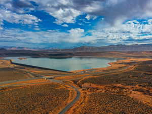Water view with mountains