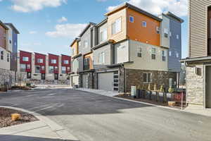 View of asphalt street