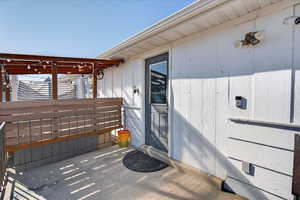 Entrance to property