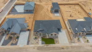 View from above of property