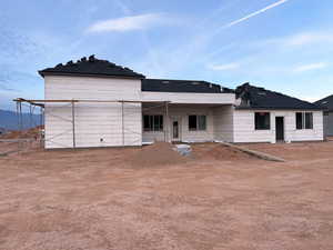 Rear view of property
