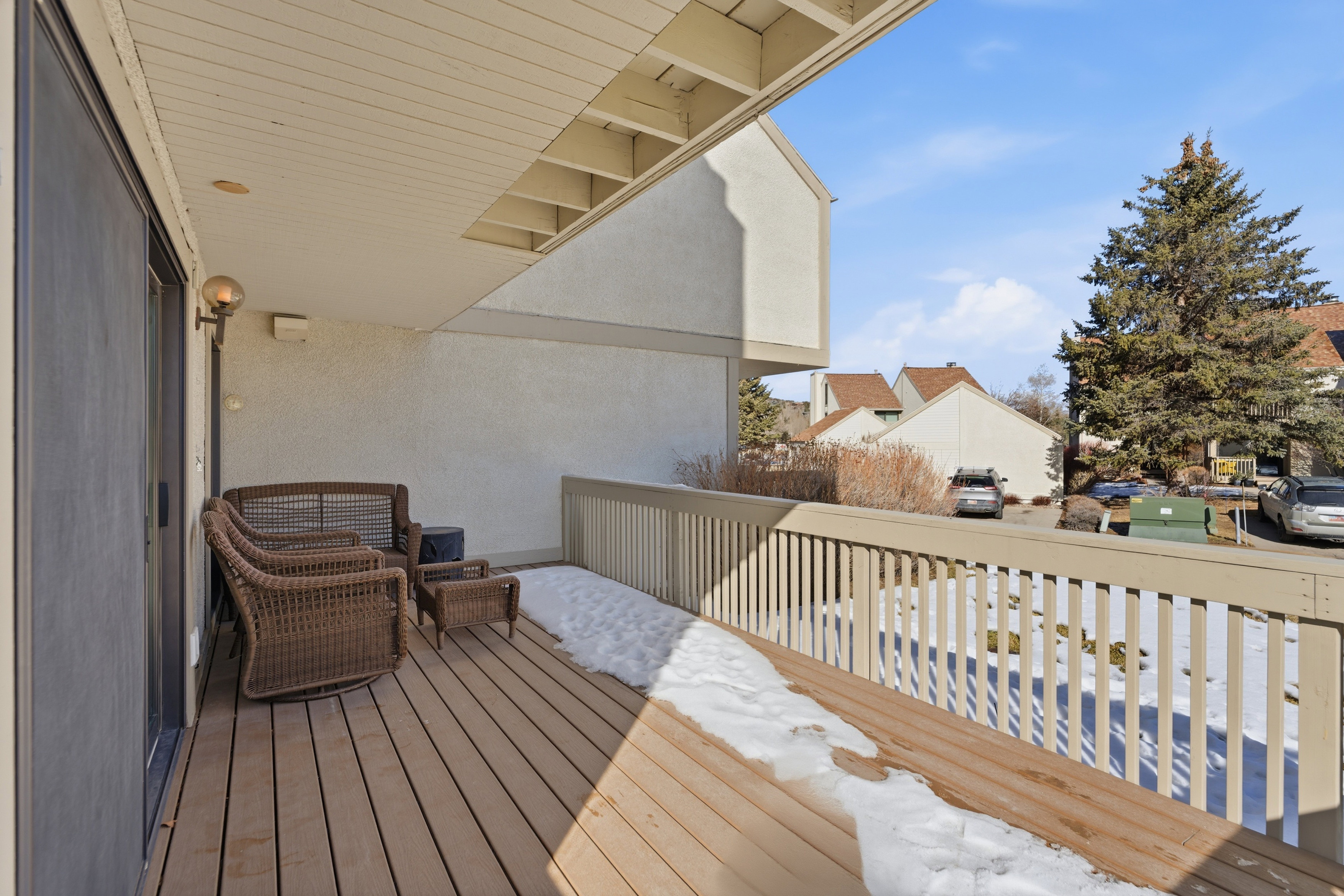 View of deck