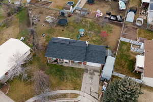 Aerial overview of property's location