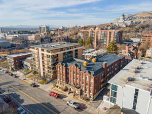 View of urban area featuring a mountainous background
