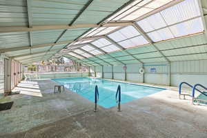 View of indoor pool
