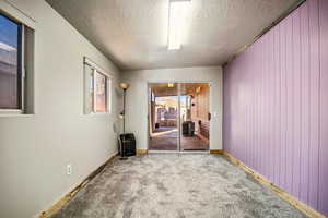 Flex room opens onto covered patio. What you use it for?