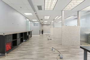 Misc room featuring a paneled ceiling