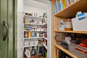 View of storage area