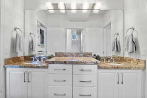 Basement Jack and Jill Bathroom