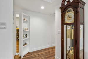 Hallway with Hidden Storage