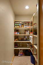 View of storage area