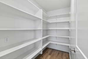 View of storage area