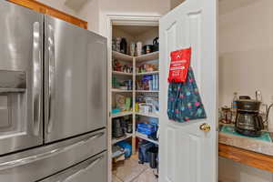 View of storage area