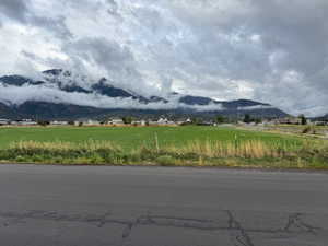 View of mountain background