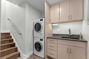In-unit Laundry with Deep Utility Sink and Storage