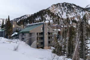 Hellgate Condos looking up Canyon at Sunset
