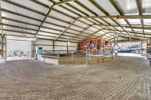 View of indoor riding arena